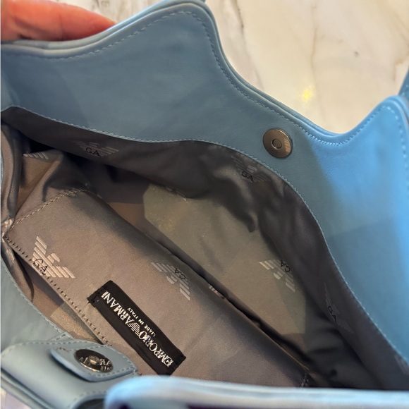 Emporio Armani purple laser cut design purse - Picture 4 of 4